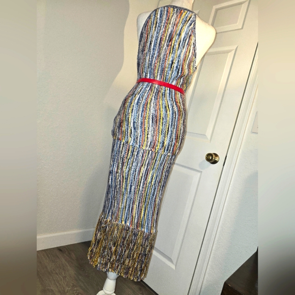 INC sleevles top and skirt with tassels set. NEW. SIZE S/M